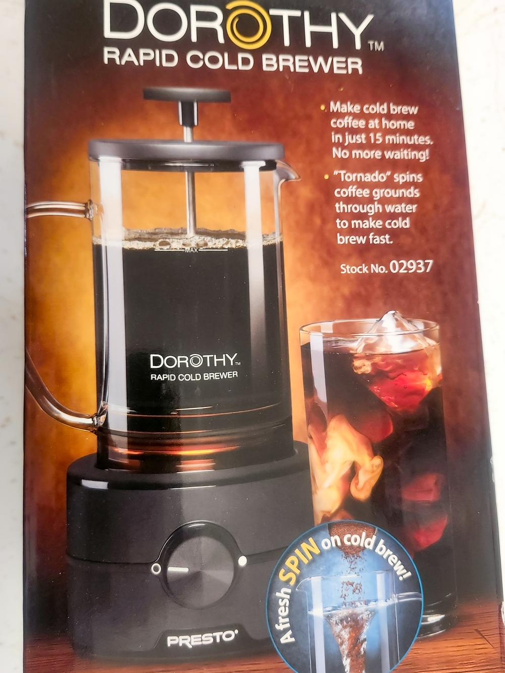 Dorothy Rapid Cold Brewer Coffee Maker — Black
